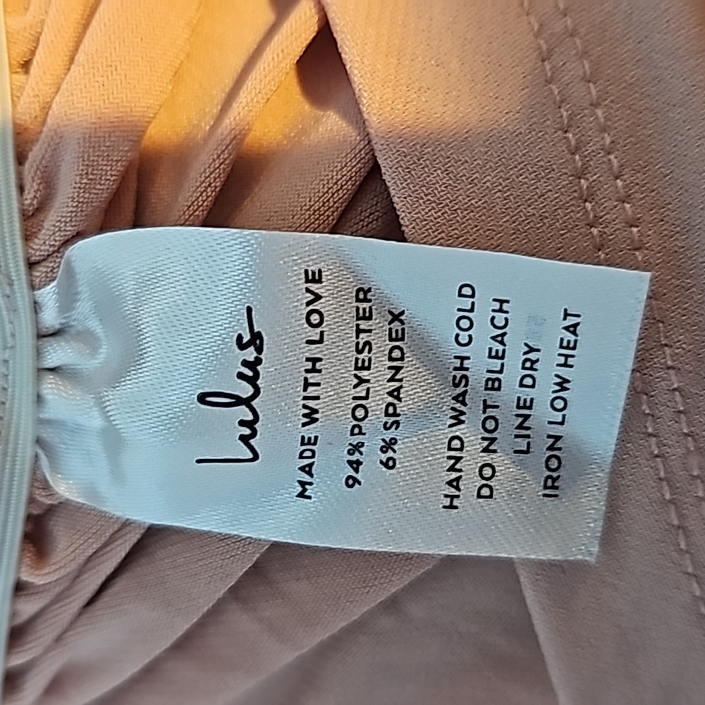 Lulus Size M Pink One Shoulder Ruched Top - Picture 7 of 7